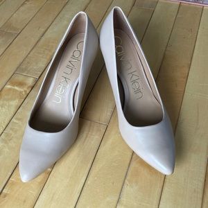 Calvin Klein heels, size 9.5. Like new!